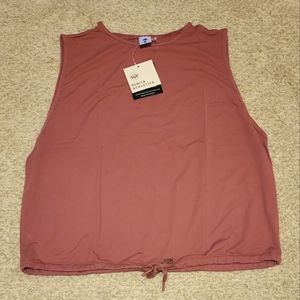 Senita Athletics Marsala Arya Cinch Tank Top, Size S